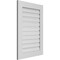 Ekena Millwork Vertical Surface Mount PVC Gable Vent: Functional, w/ 3-1/2"W x 1"P Standard Frame, 24"W x 34"H GVPVE24X3401SF - alternate 5